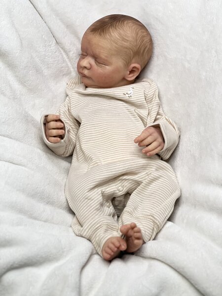 James Asleep Reborn Baby Doll by Alicia Garner | Alicia's Angels
