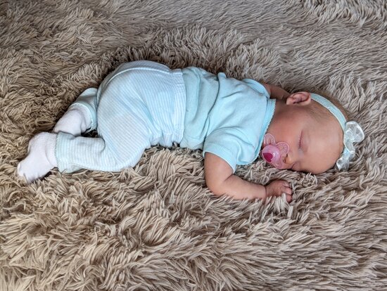 Sleeping Jennie Awake Realborn Jennie Sleeping By Christina From