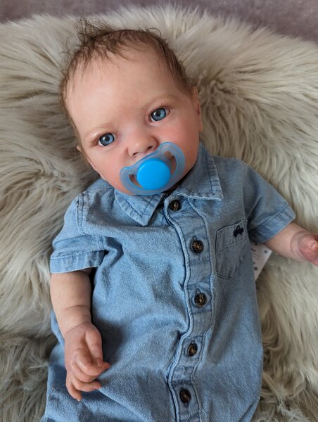 Tobiah Reborn Baby Doll by Christina | Christina's Lil Creations