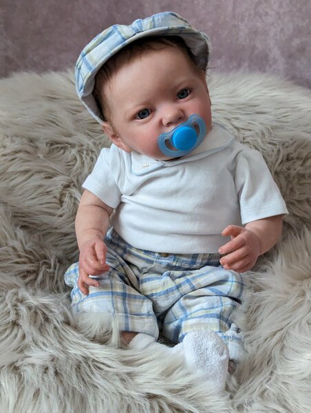 Tobiah Reborn Baby Doll by Christina | Christina's Lil Creations
