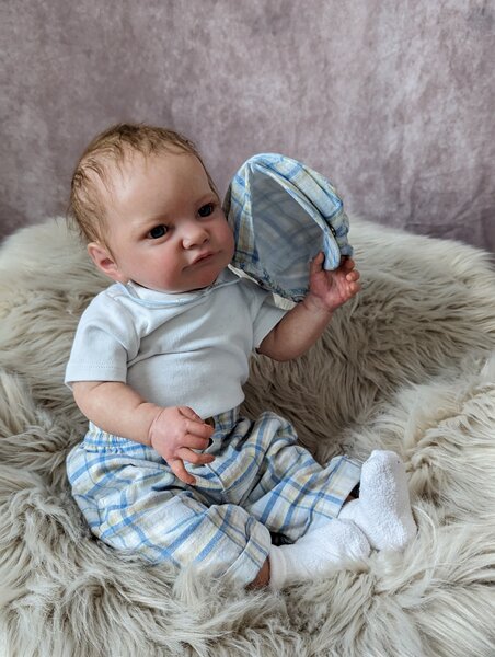 Tobiah Reborn Baby Doll by Christina | Christina's Lil Creations