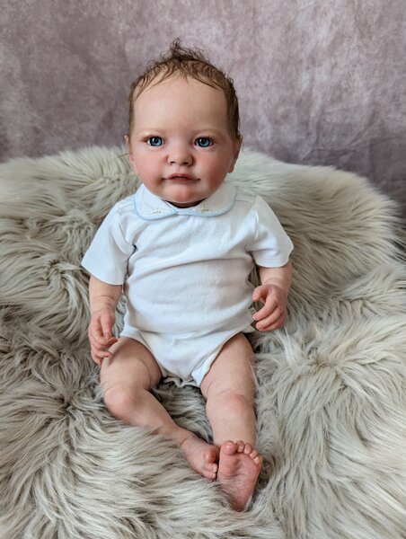 Tobiah Reborn Baby Doll by Christina | Christina's Lil Creations