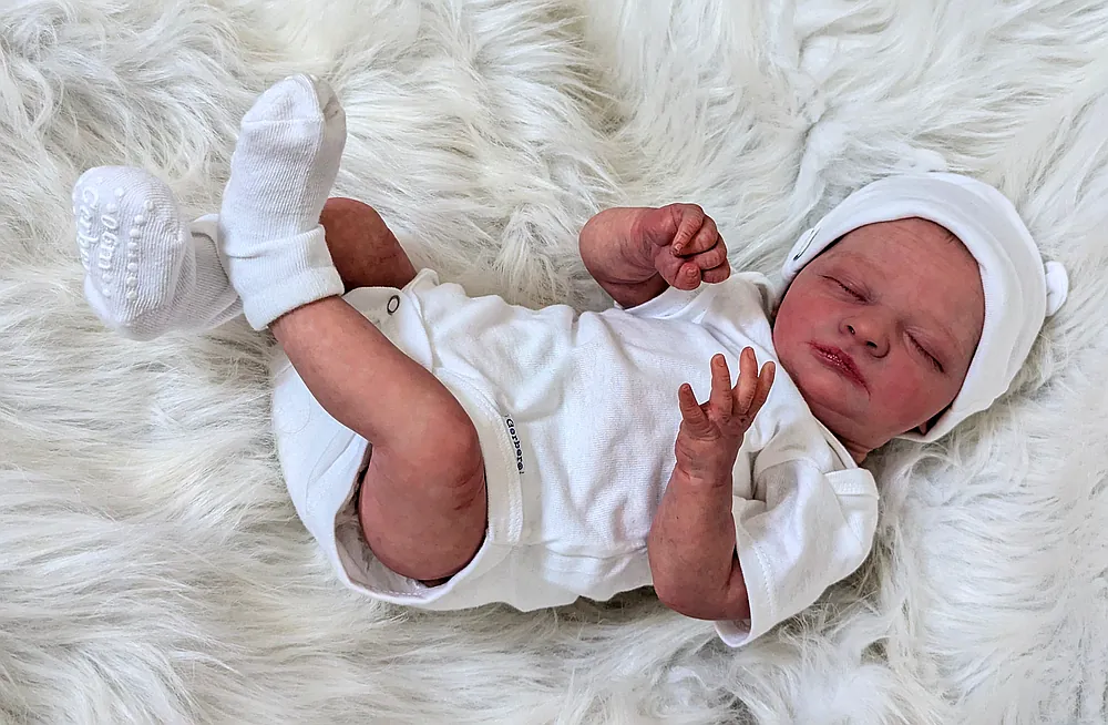 James Asleep Reborn Baby Doll by Christina Powers | Christina's
