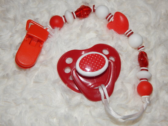 red pacifier