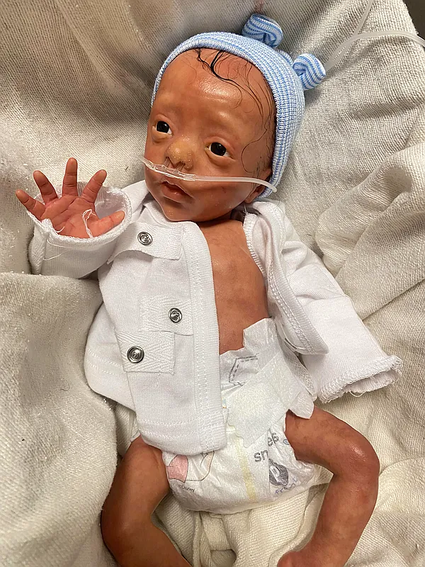 Bébé Reborn SN Fait Main - Poupée Réaliste En Vinyle, Neuf