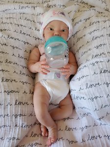 Preemie Fake Baby By Babies4U Nursery Realistic Lifelike 16 Awake Reborn Baby Girl