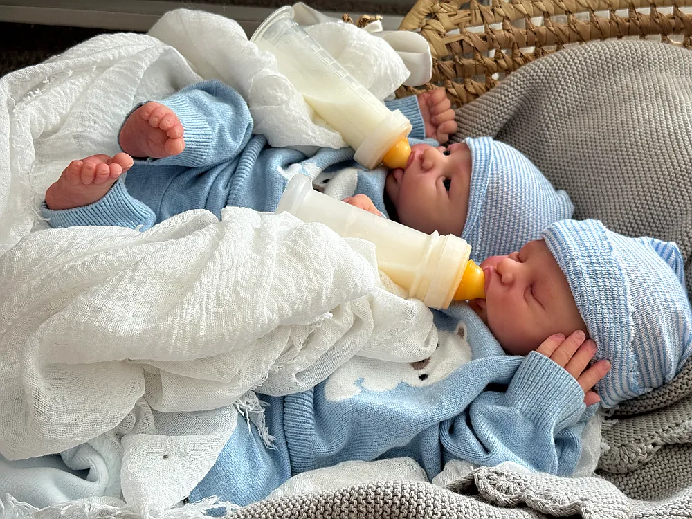 Pip Lelou Silicone Reborn Baby Doll by Bonnie Bel | Babylux Nursery