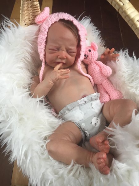 Poupée Reborn Lahina – 44 Cm – Bébé Réaliste – Kit Lana De Petra Seiffert