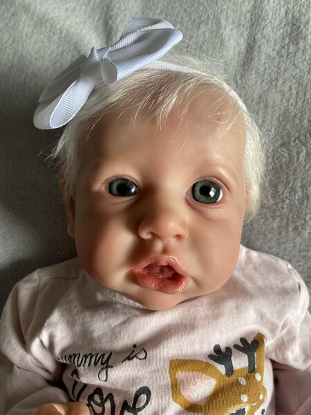 Saskia Pre-owned Reborn Baby Doll by Pumpkin Sparkles Babies