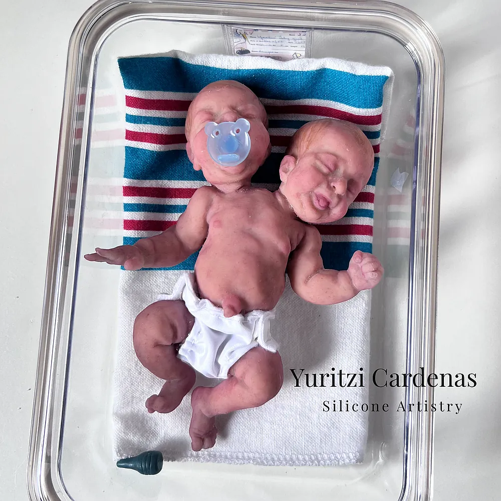 Hanz And Franz Silicone Reborn Baby Doll by Yuritzi Cardenas