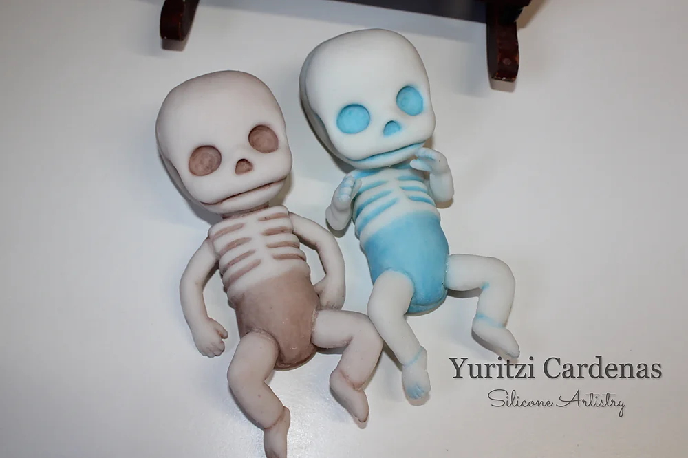 Mini Bones Silicone Skeleton Reborn Doll by Yuritzi Cardenas