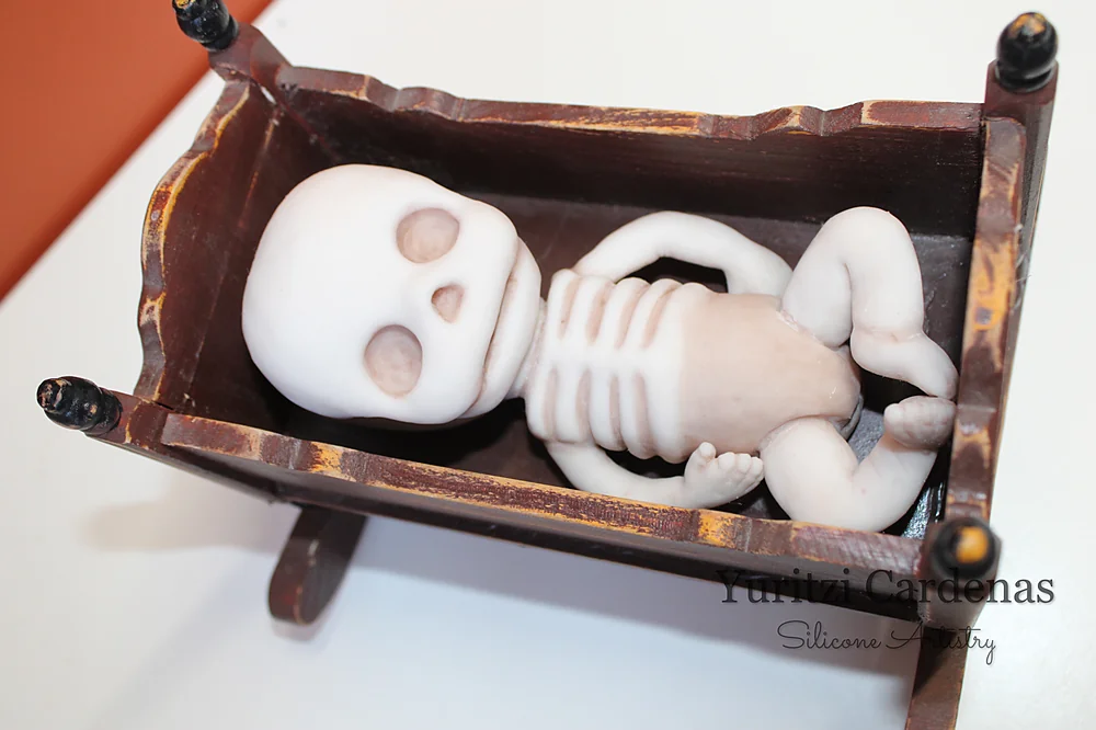 Mini Bones Silicone Skeleton Reborn Doll by Yuritzi Cardenas