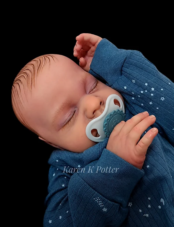 Asher Asleep Reborn Doll Kit by Karen K Potter | Karen's Kreations