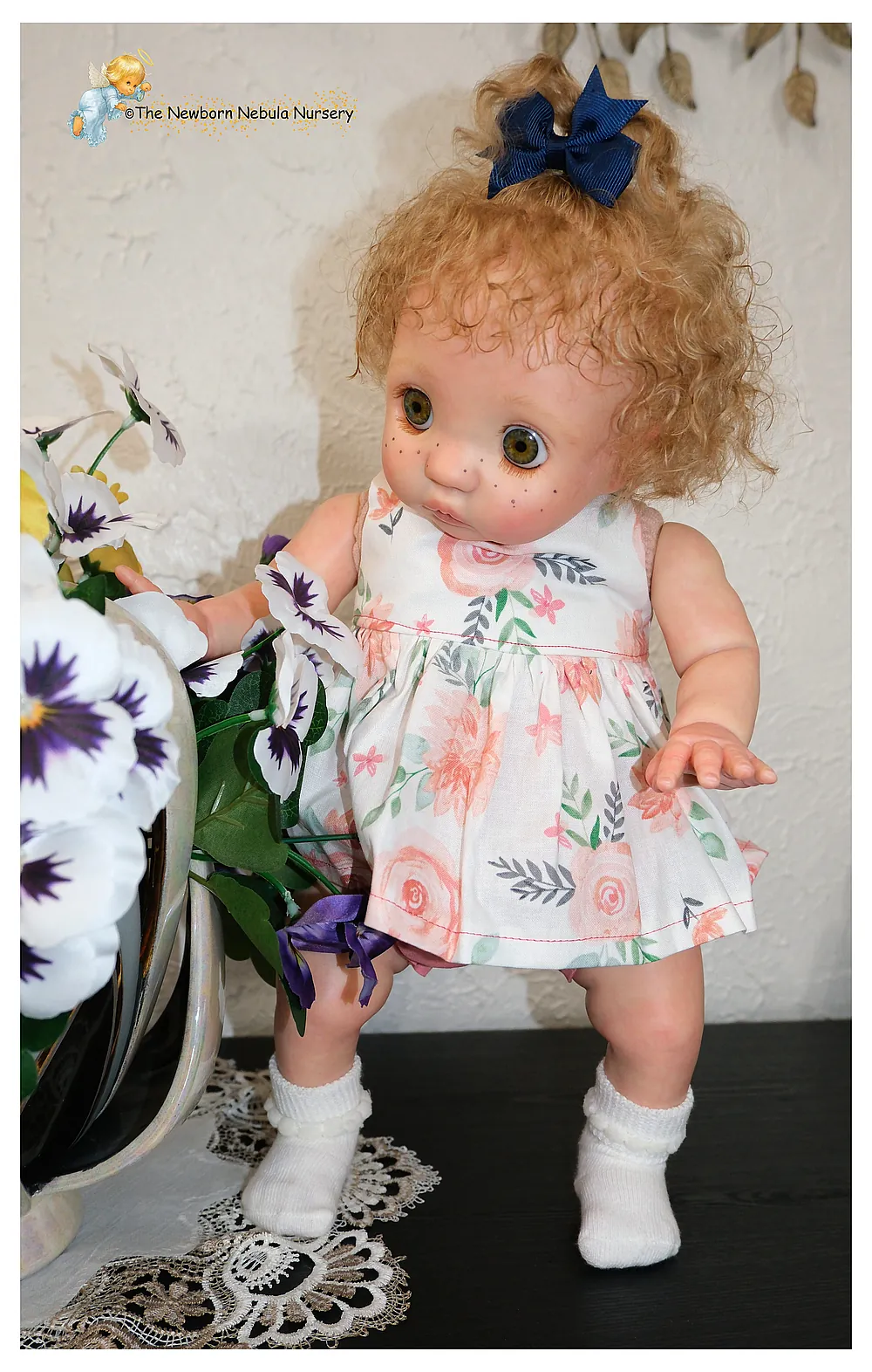 Peeka reborn doll for sale by Lorraine Smith | Newborn Nebula Nursery