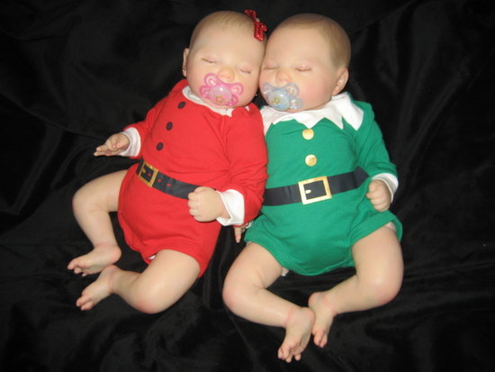 TWINS ADDISON AIDEN by babiestolove4evernursery from Reborn