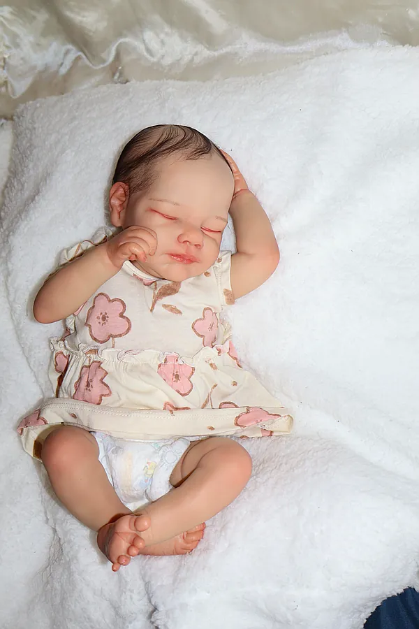 Reborn Baby realista,Bebê Reborn menina realista de silicone,com caixa