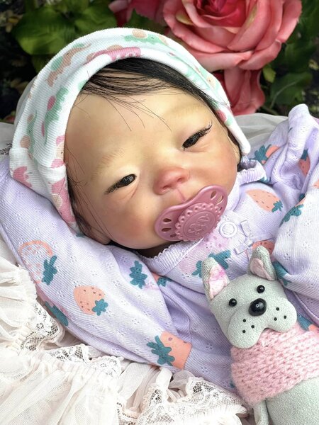 Kameko Reborn Baby Doll by Heather Mcbride | Enchanted Valley Doll