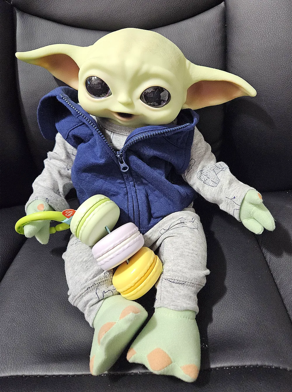 Yoda Cuddle Reborn Doll by Rebecca K | Strawberry Monkeys