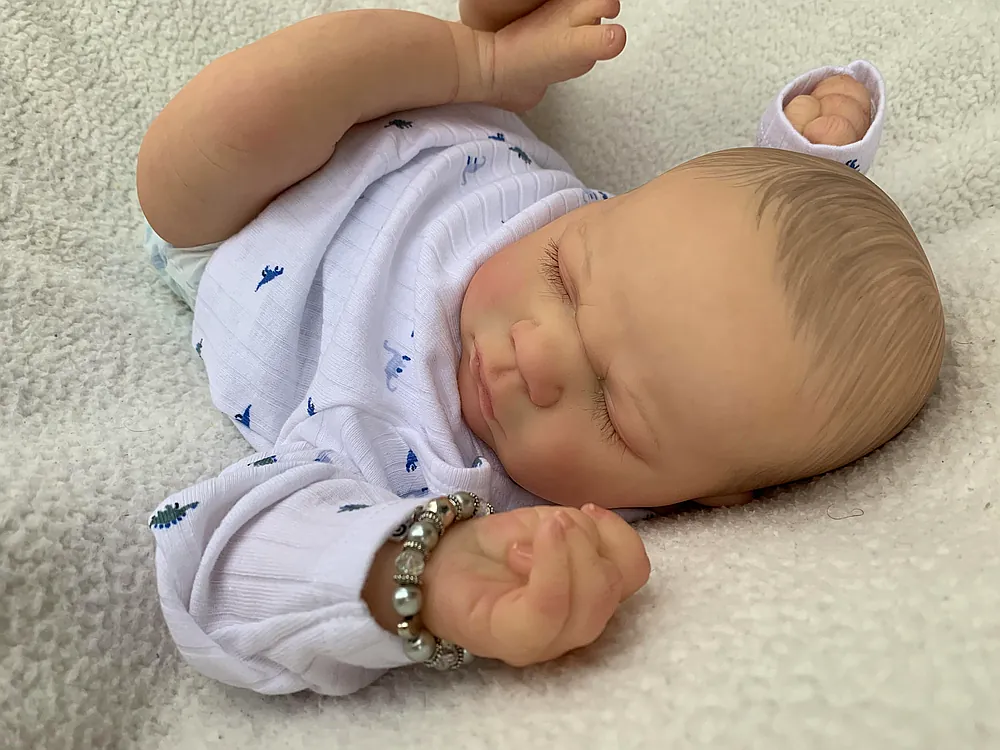 Lavender Sleeping Kit Reborn Realborn Prototype Reborn LAVENDER