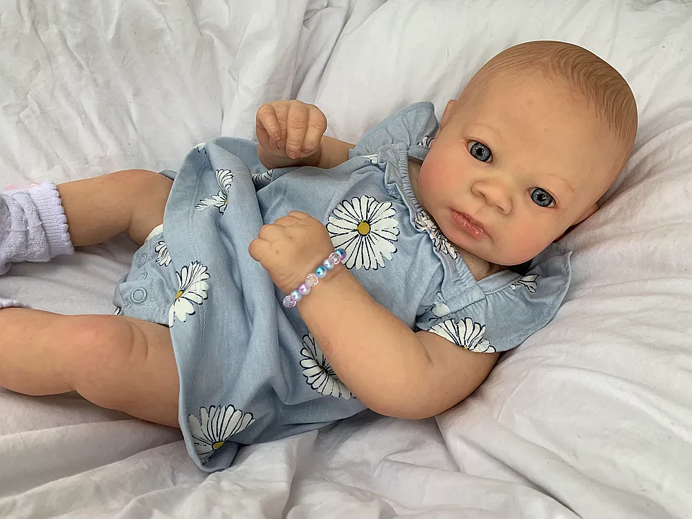 Mary Awake reborn doll by Barb Wilson | Barb's Baby Dolls