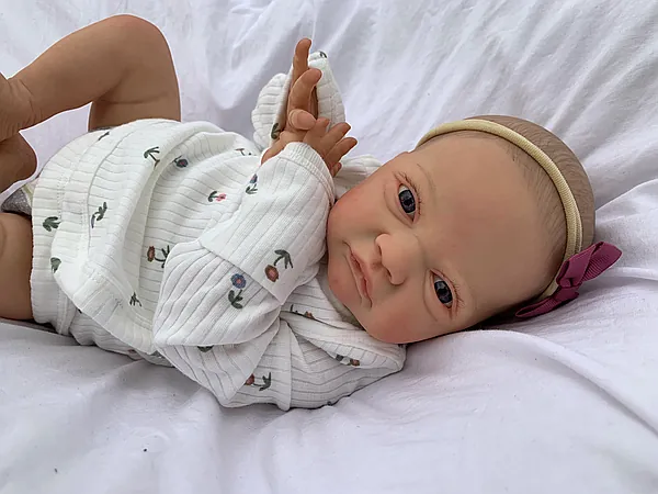 Mary Awake reborn doll by Barb Wilson | Barb's Baby Dolls