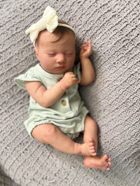Laila Reborn Baby Doll by Vanessa George | Snuggle Bug Reborns