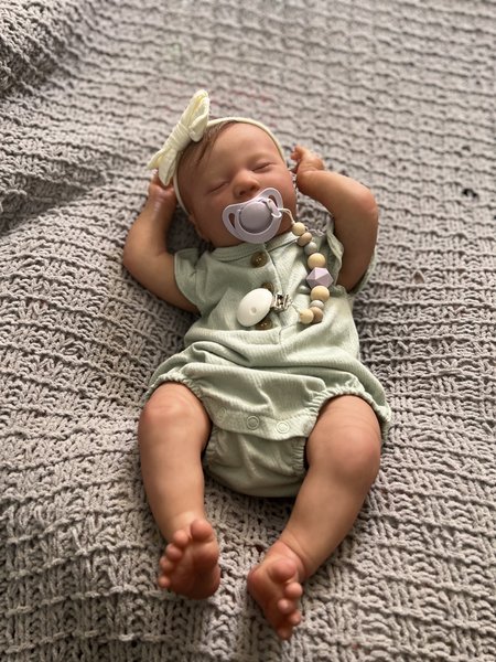 Laila Reborn Baby Doll by Vanessa George | Snuggle Bug Reborns