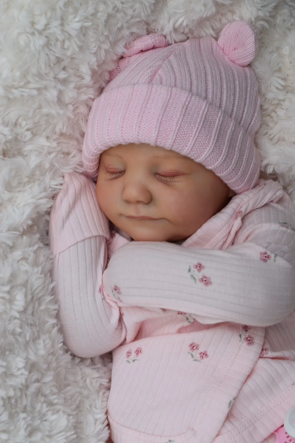 June Asleep Cuddle Reborn Baby Doll by Kathryn Perry | Living