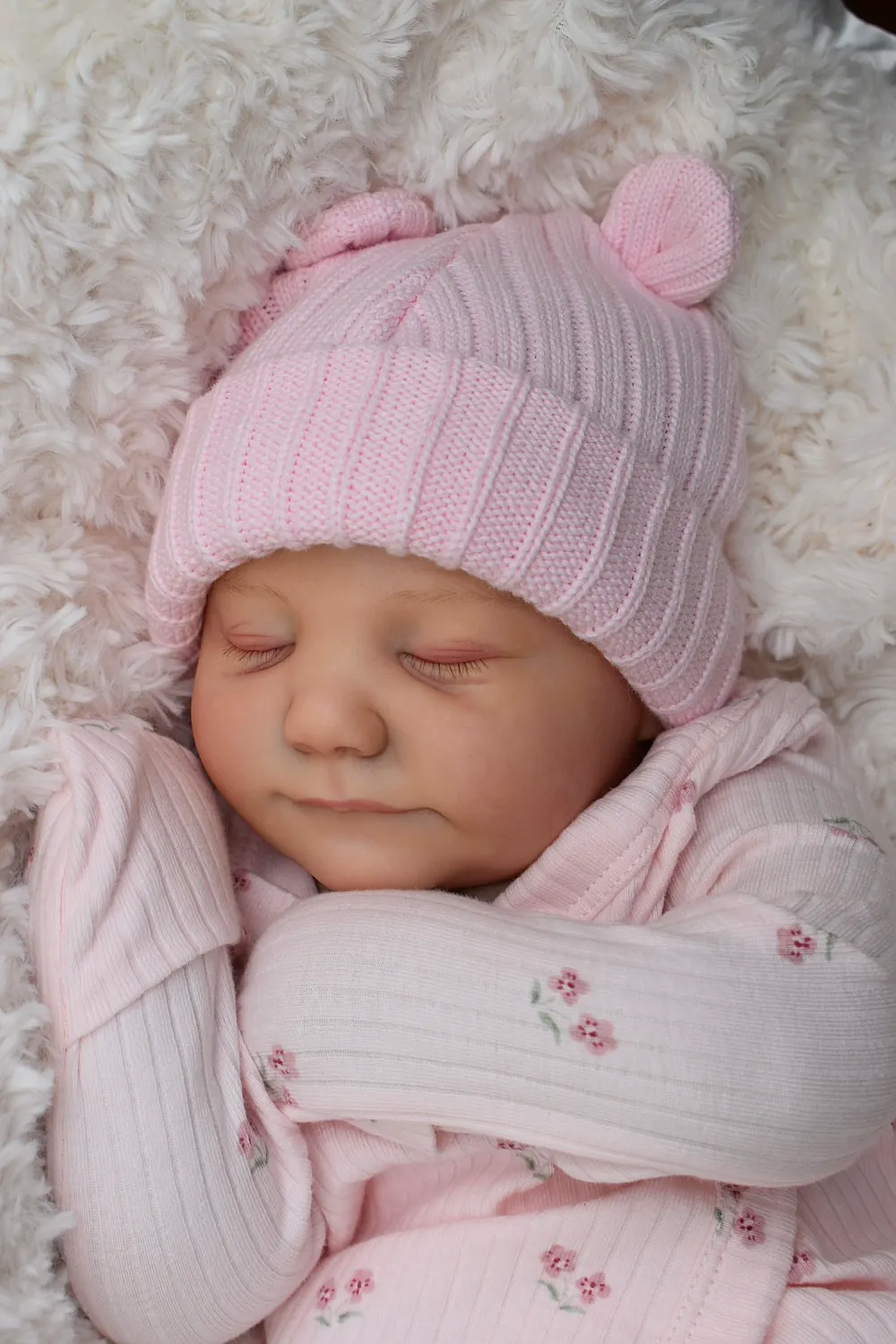 June Asleep Cuddle Reborn Baby Doll by Kathryn Perry | Living