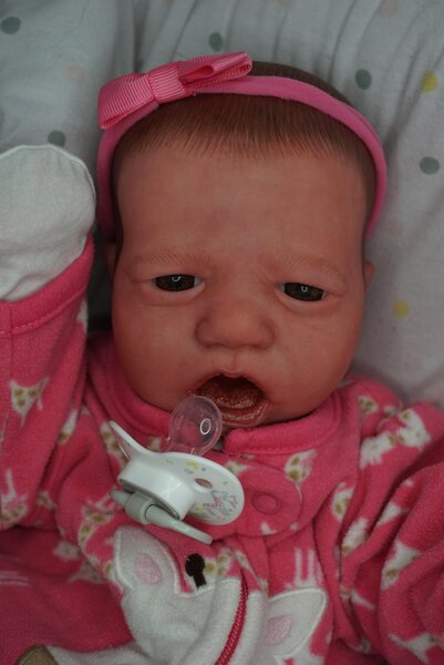 Blake Awake Cuddle Reborn Baby Doll by Caitlin Abercrombie