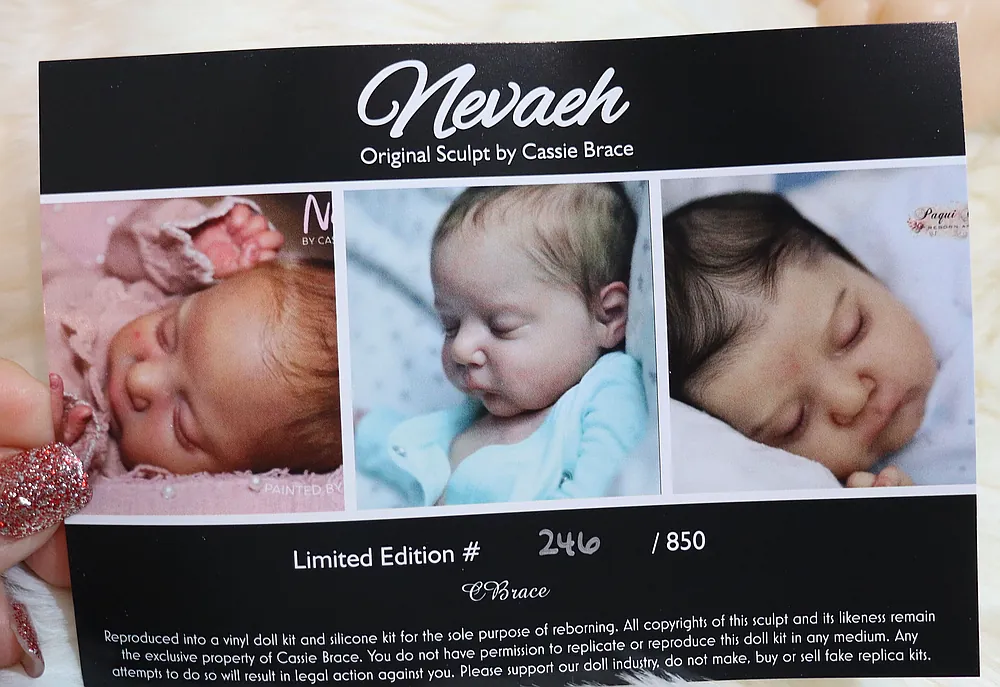 Nevaeh Brace Love Reborn Doll Kit by Stacy A Osborne | My Reborn