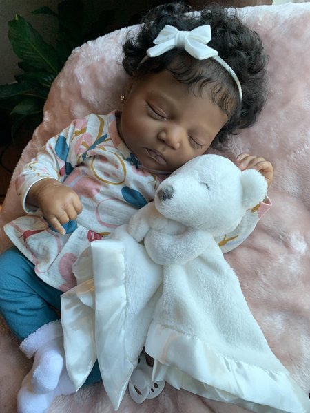 Johannah Asleep Reborn Baby Doll by Tamika Black | Sweet Lavender