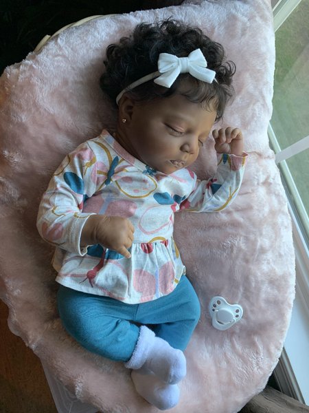 Johannah Asleep Reborn Baby Doll by Tamika Black | Sweet Lavender