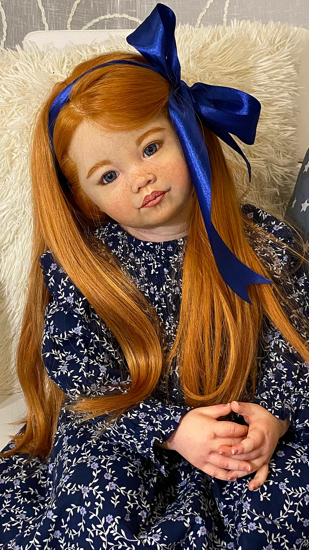 Leonie reborn doll for sale by Ruth Aguilar | Le Ruban Rose Nursery
