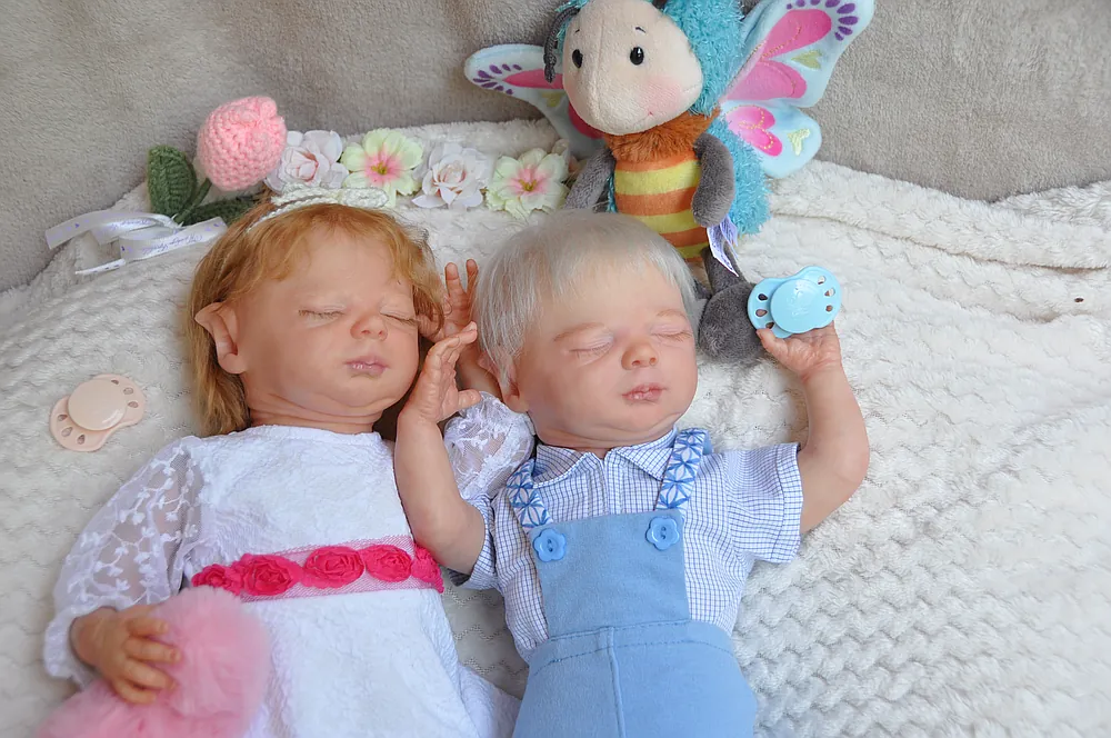 Jasper And Clover Fairy Reborn Baby Doll by Margit, Koszeginé