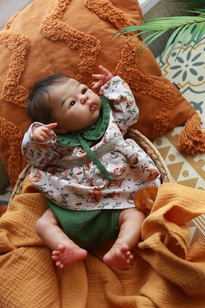 Suu Kyi Reborn Baby Doll by Emiliya Aredakova