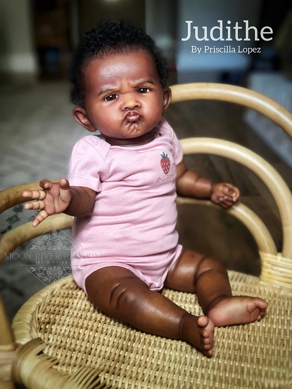Judithe Prototype Reborn Baby Doll by Hollie Cook | Moon River Reborns