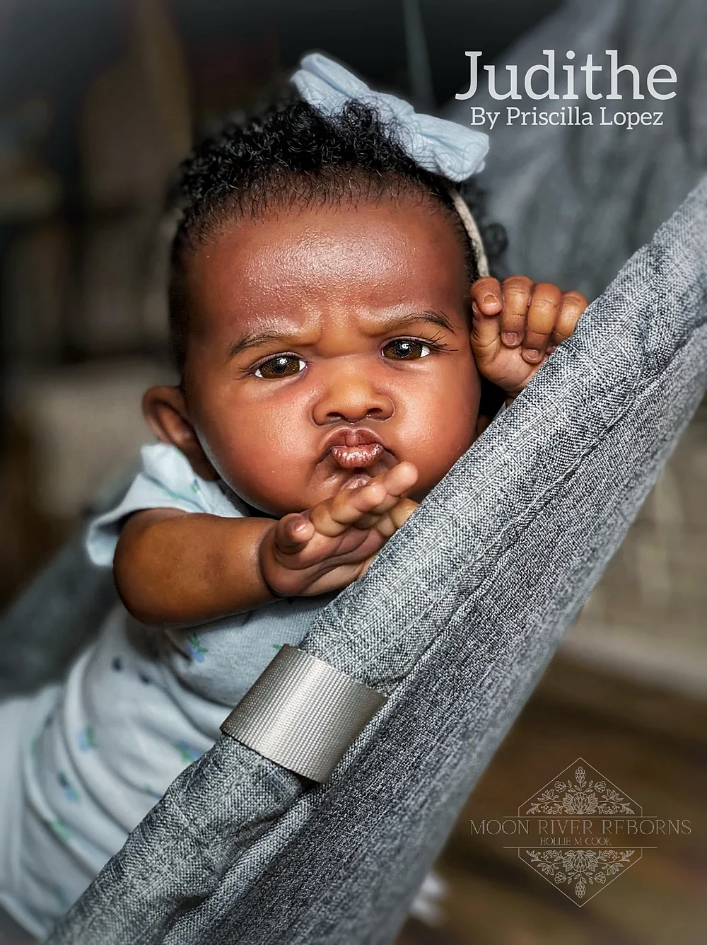 Judithe Prototype Reborn Baby Doll by Hollie Cook | Moon River Reborns
