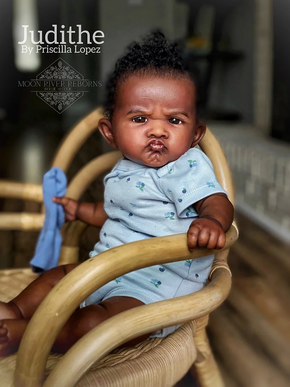 Judithe Prototype Reborn Baby Doll by Hollie Cook | Moon River Reborns