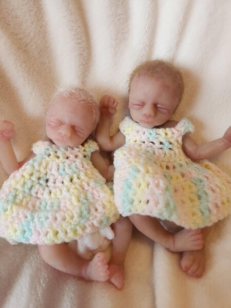Tiny twins by from Alison McElwee on Reborns