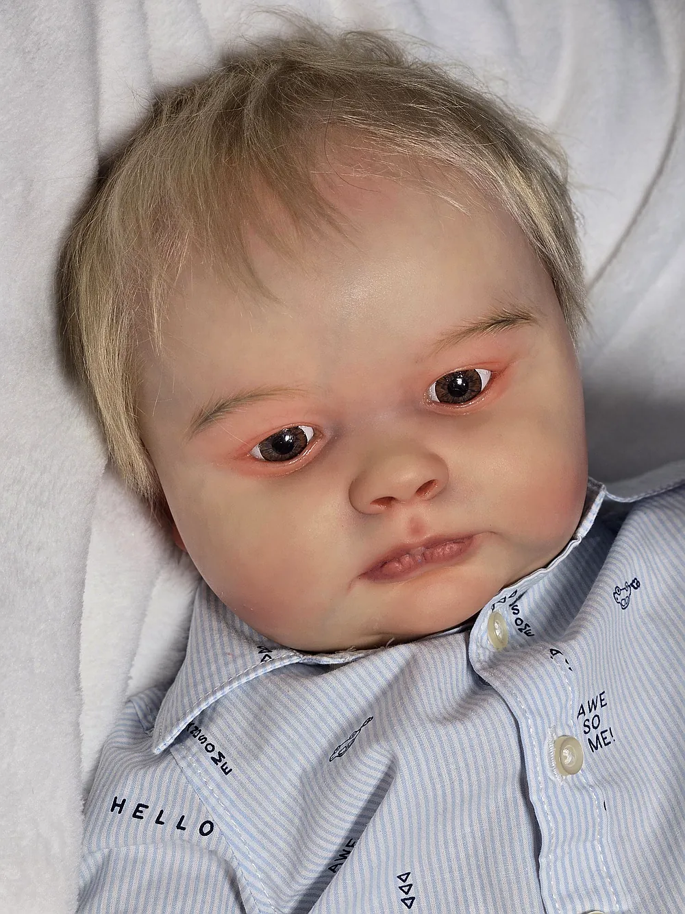 Joseph Awake Reborn Baby Doll by Wanda Rodriguez | A Storks Reborn