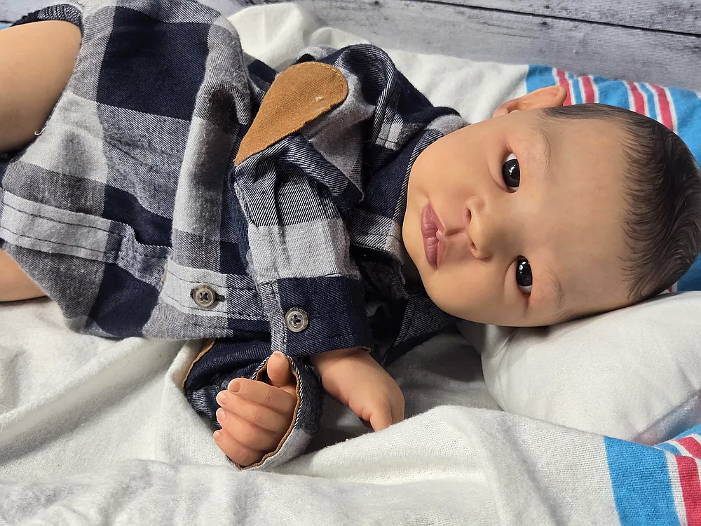 Riley Reborn Baby Doll by Wanda Rodriguez | A Storks Reborn Nursery