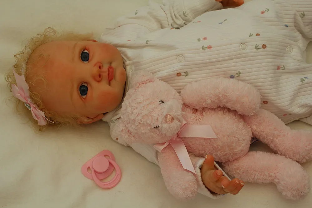 Bibi Reborn Baby Doll by Joanna Thawley | Freaky Puffalumps