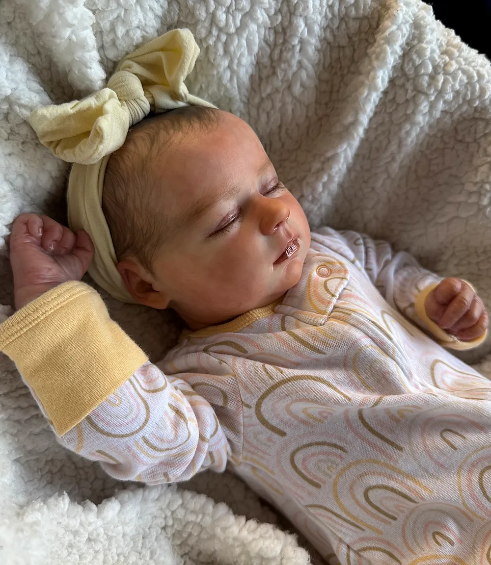 Marnie Asleep reborn doll by Ana Paulson | Mi Amor Reborn Nursery