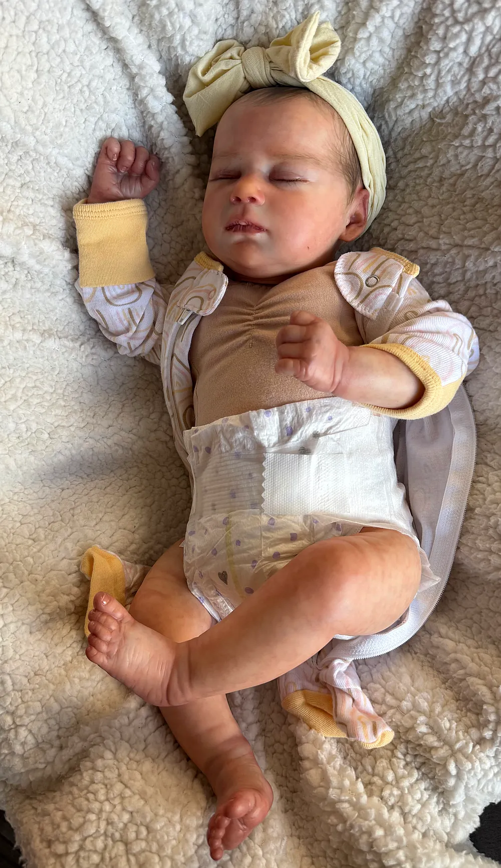 Marnie Asleep reborn doll by Ana Paulson | Mi Amor Reborn Nursery