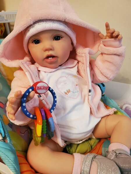 Lottie Pre-owned Reborn Baby Doll by | Adorable Babies