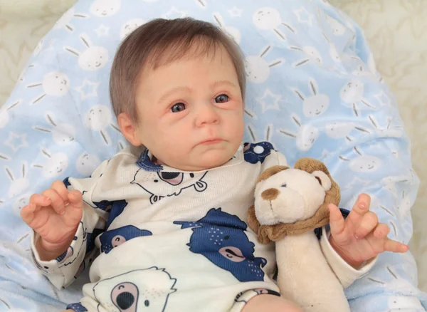 Asher Asleep Reborn Doll Kit by Judy Burrell | Baby Kisses Nursery