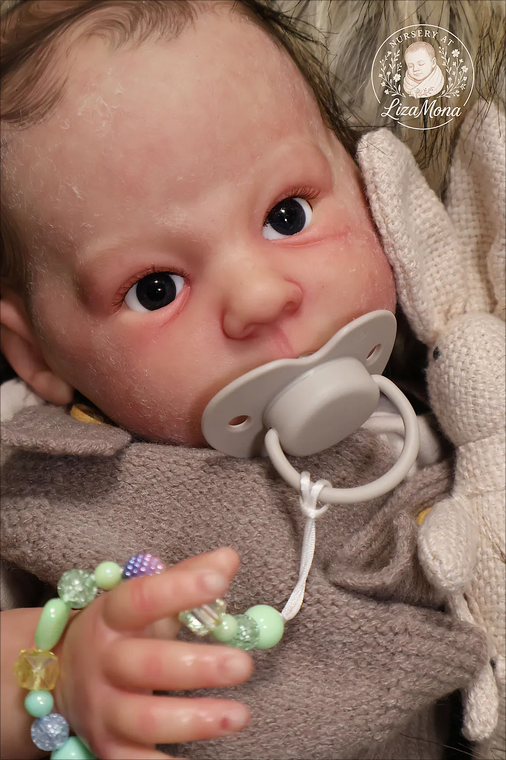 Claire reborn doll for sale by Monika Cizak | Nursery at LizaMona