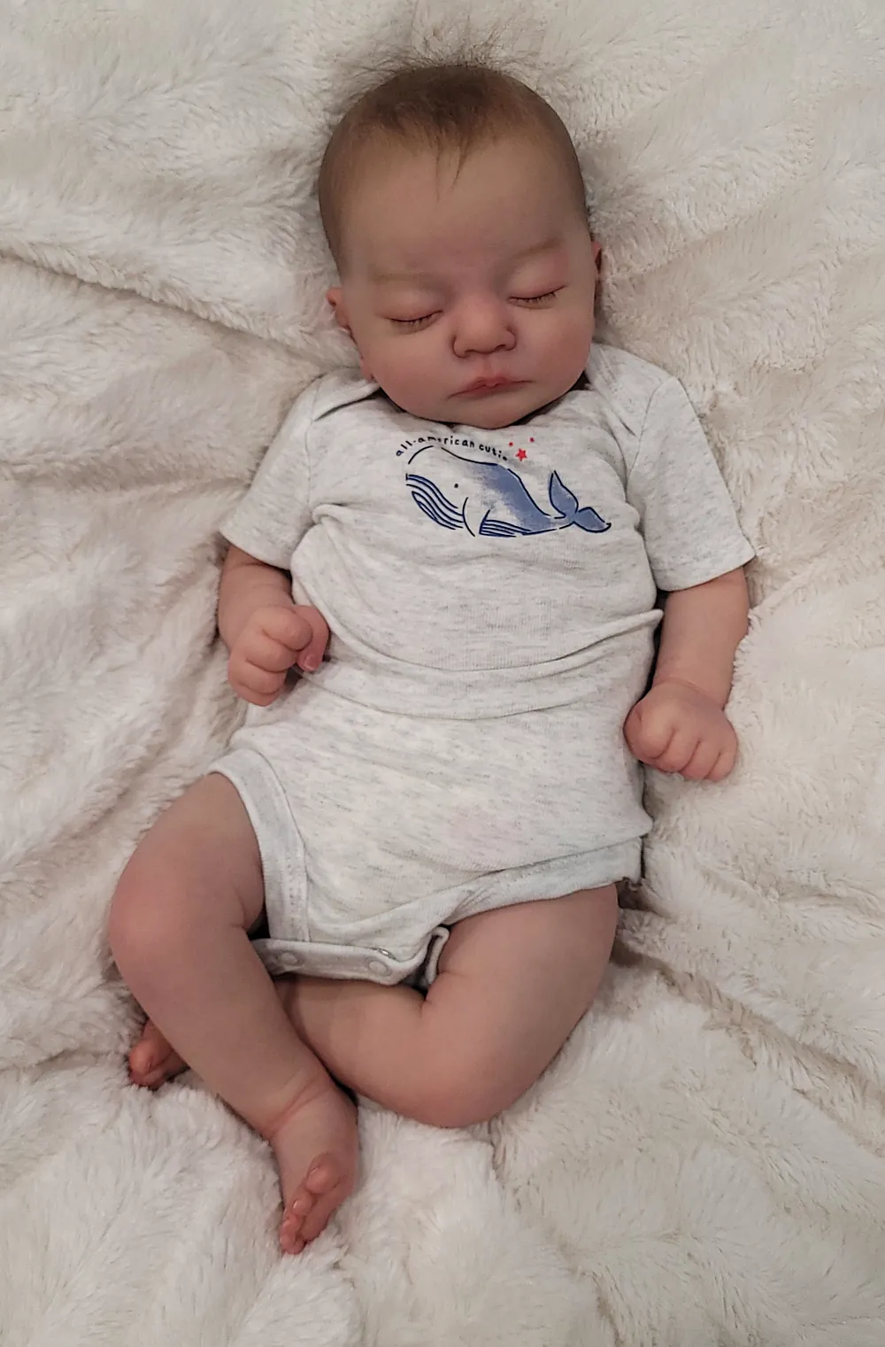 Kai Pre-owned Reborn Baby Doll by Shelly's Reborn Creations | Amy