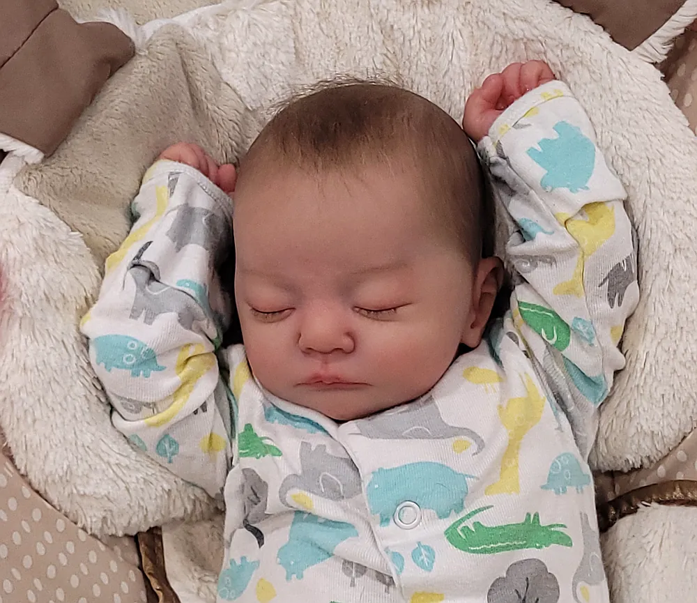 Kai Pre-owned Reborn Baby Doll by Shelly's Reborn Creations | Amy